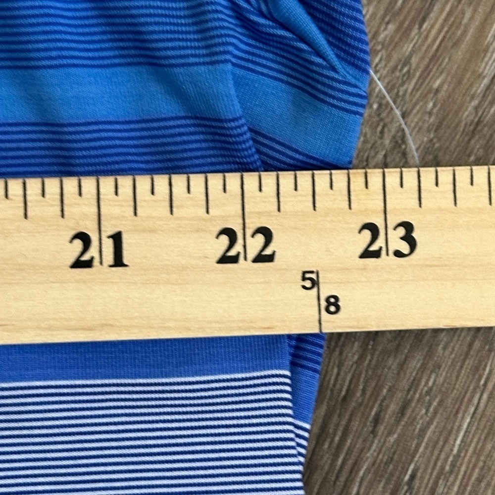 Ben Hogan Men's Pro Golf Polo Rugby Blue Striped Size XL​​​​​​ - Picture 8 of 8